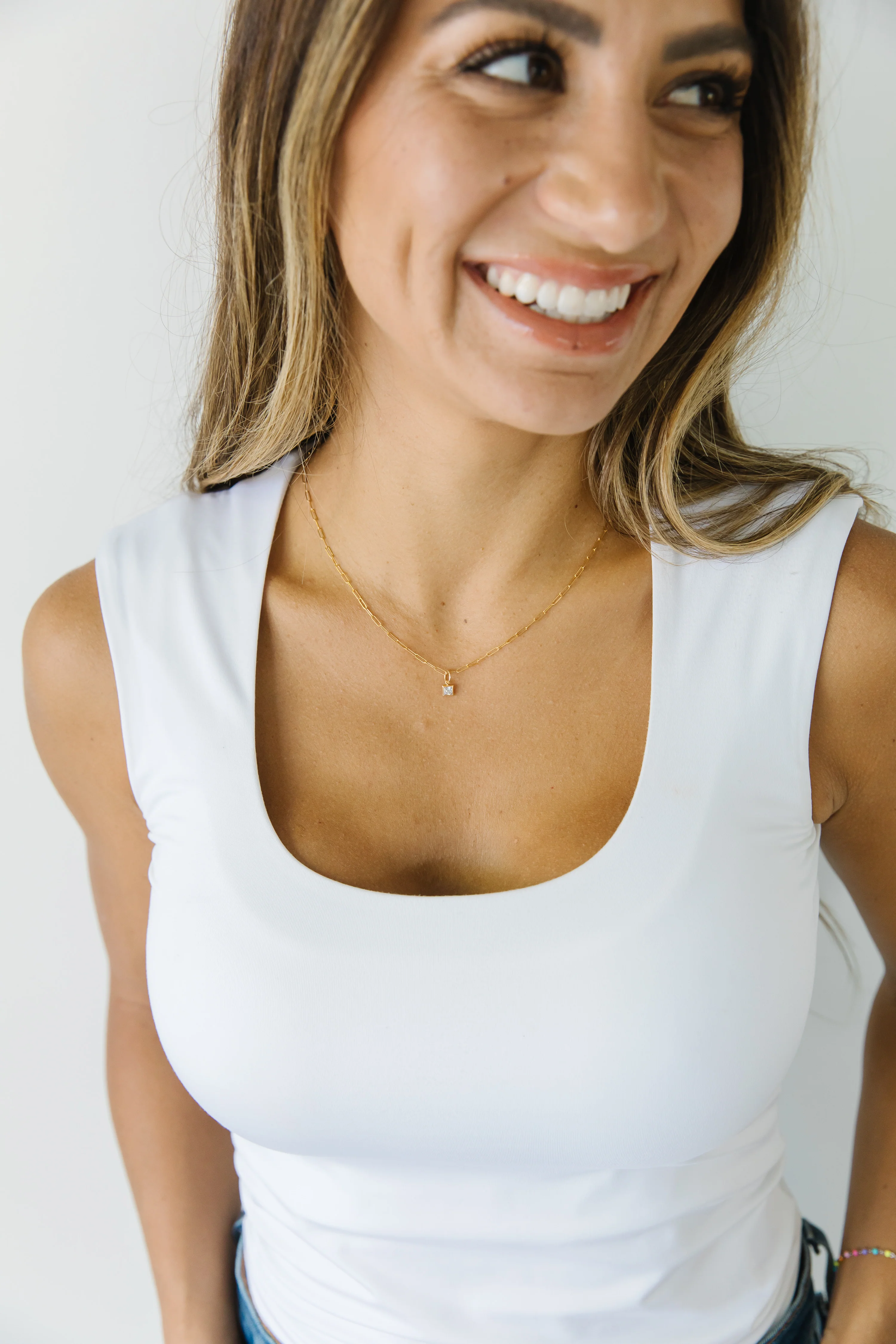 Gold Birthstone Necklace - Image 11