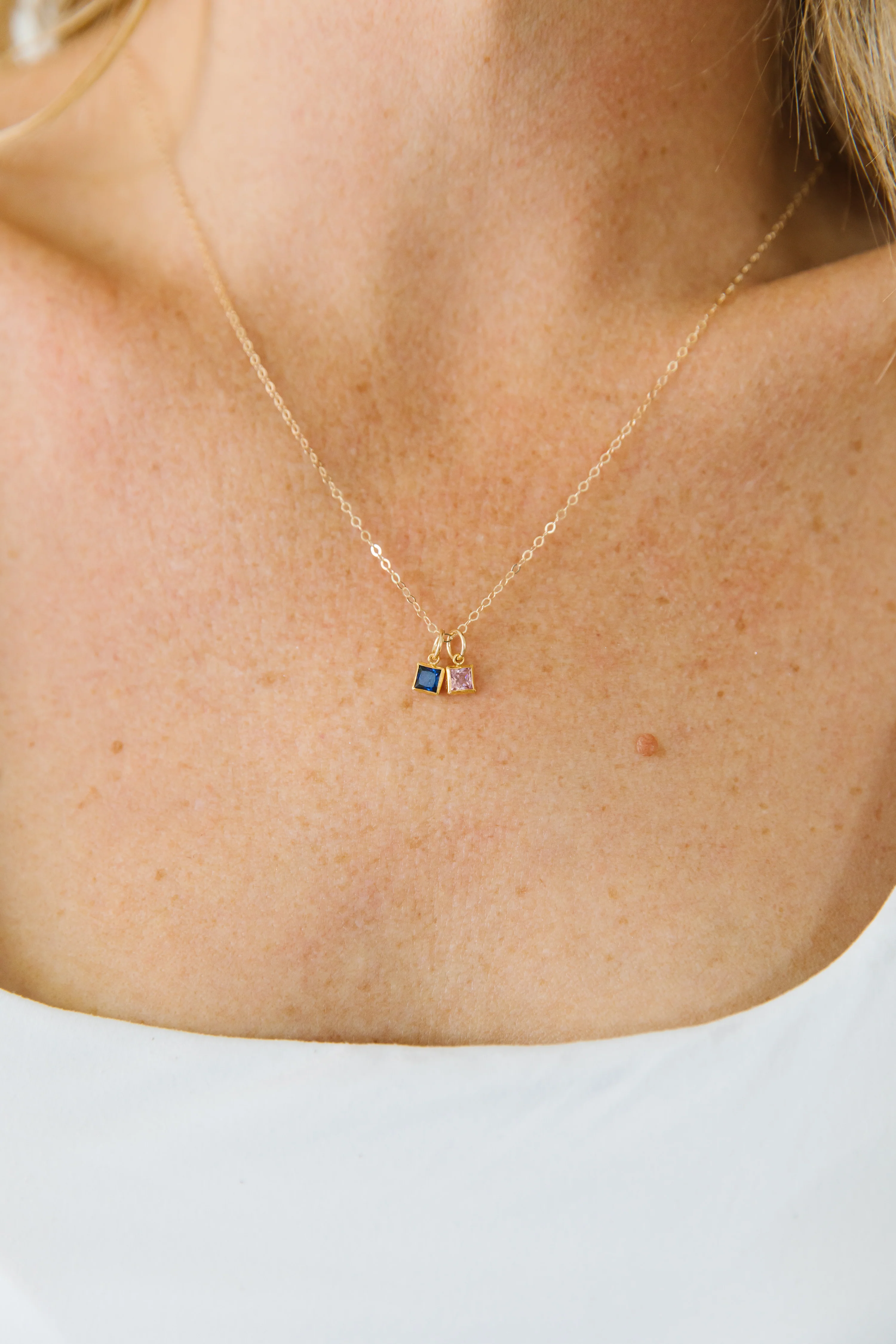 Gold Birthstone Necklace - Image 16