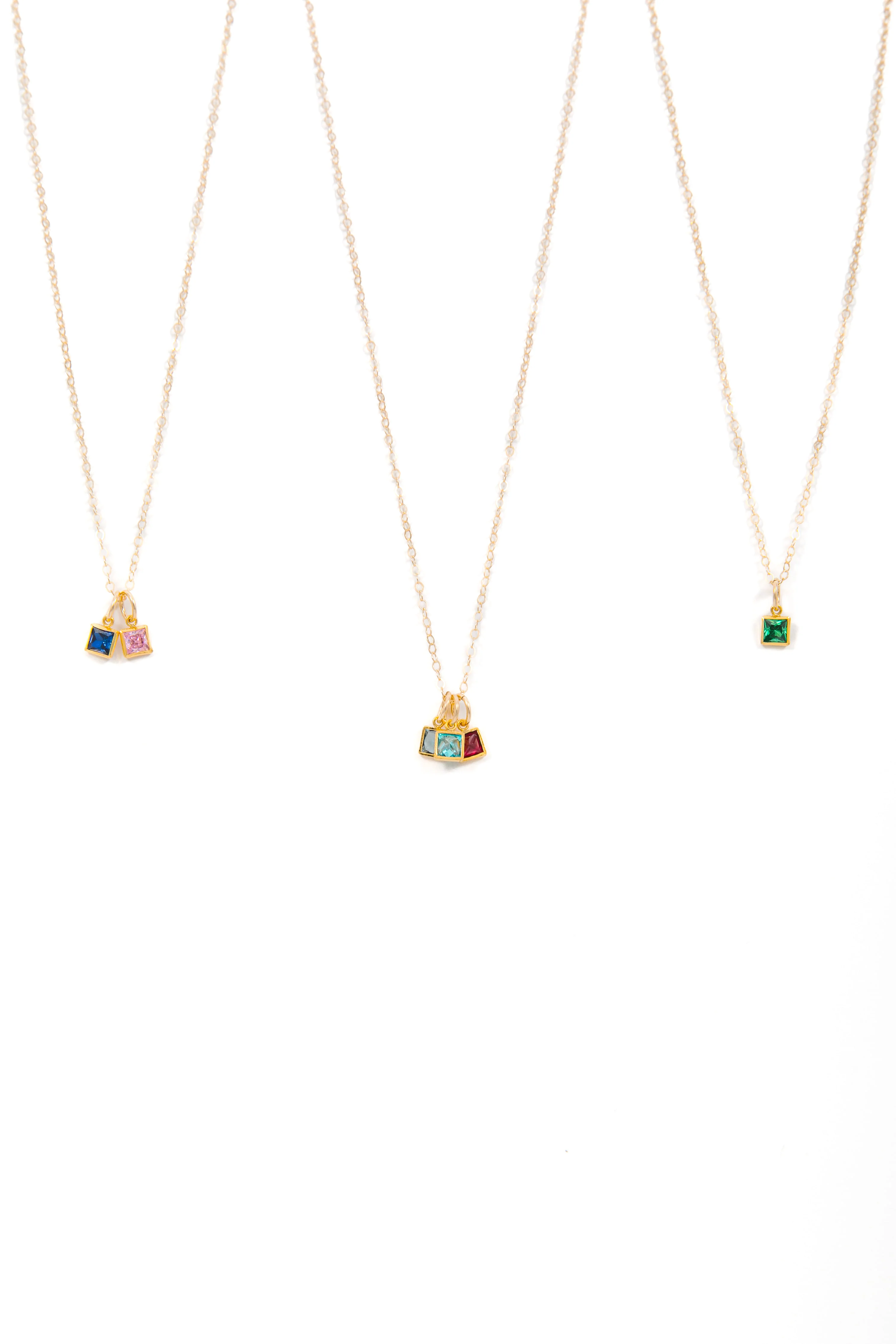 Gold Birthstone Necklace - Image 5