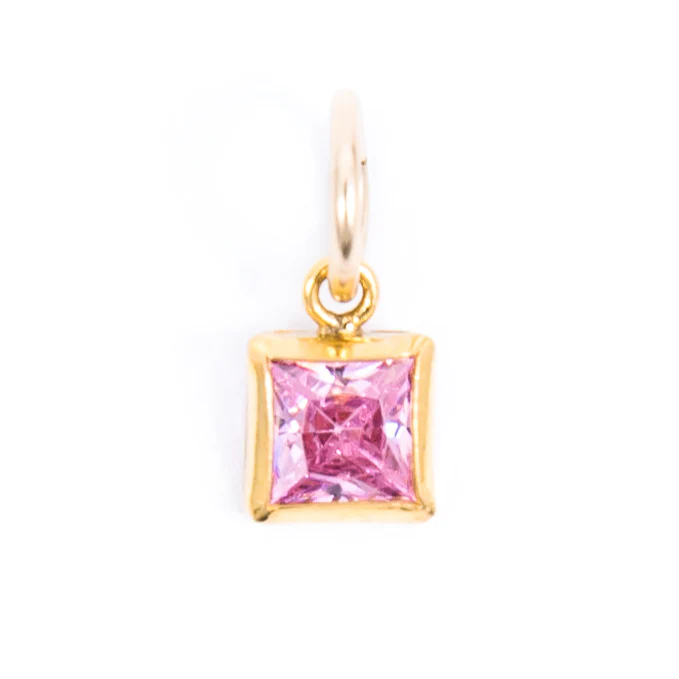 Gold Birthstone Charm - Image 12
