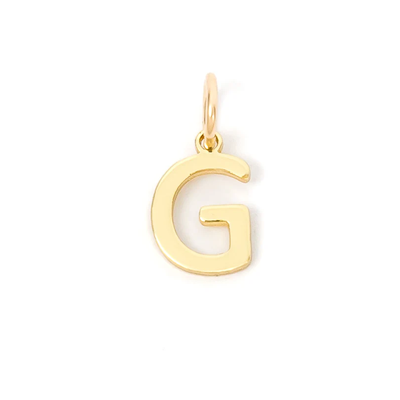 Gold Letter Charm - Image 10