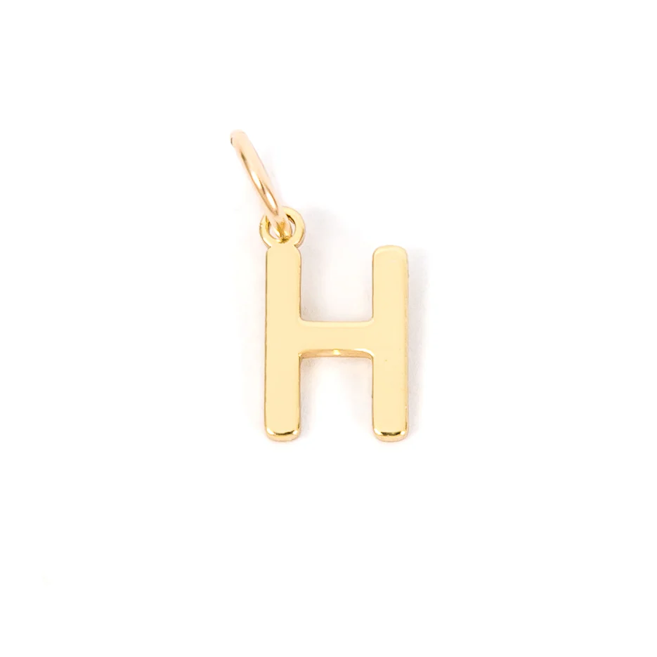 Gold Letter Charm - Image 11