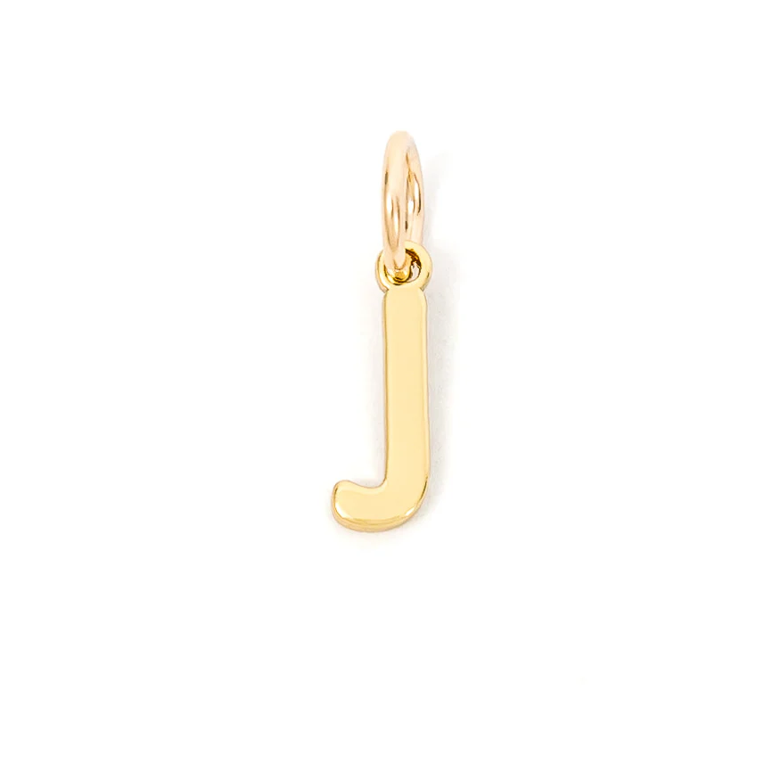 Gold Letter Charm - Image 13