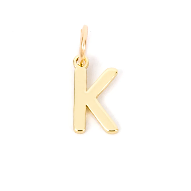 Gold Letter Charm - Image 14