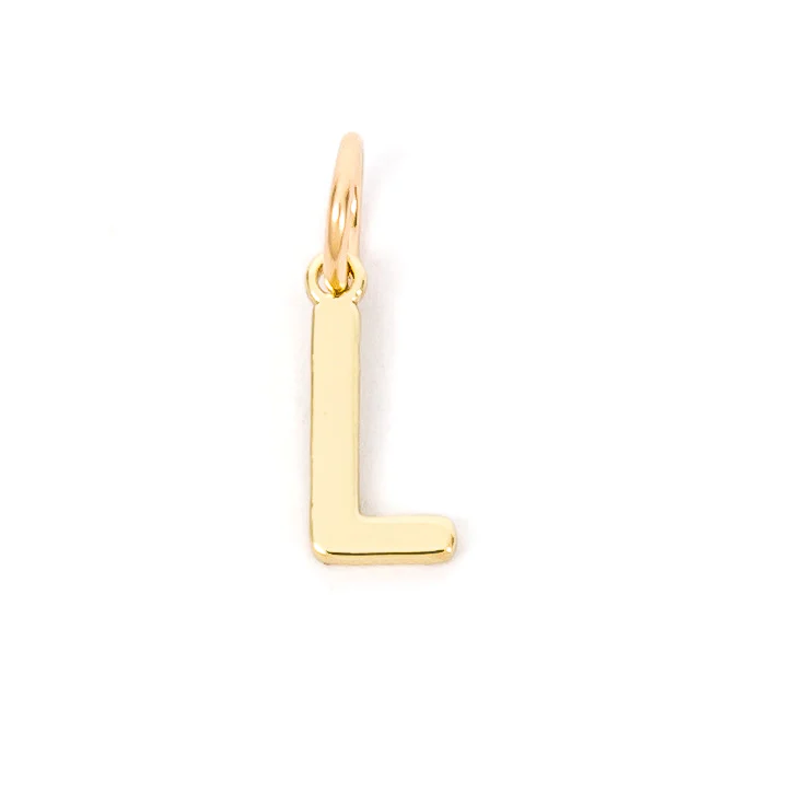 Gold Letter Charm - Image 15