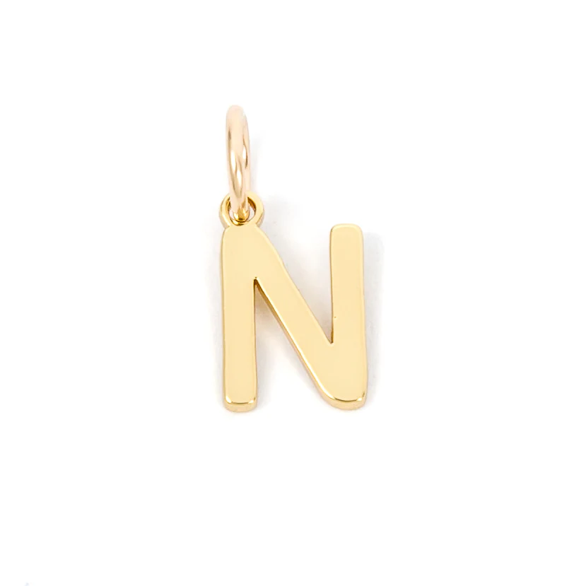 Gold Letter Charm - Image 17