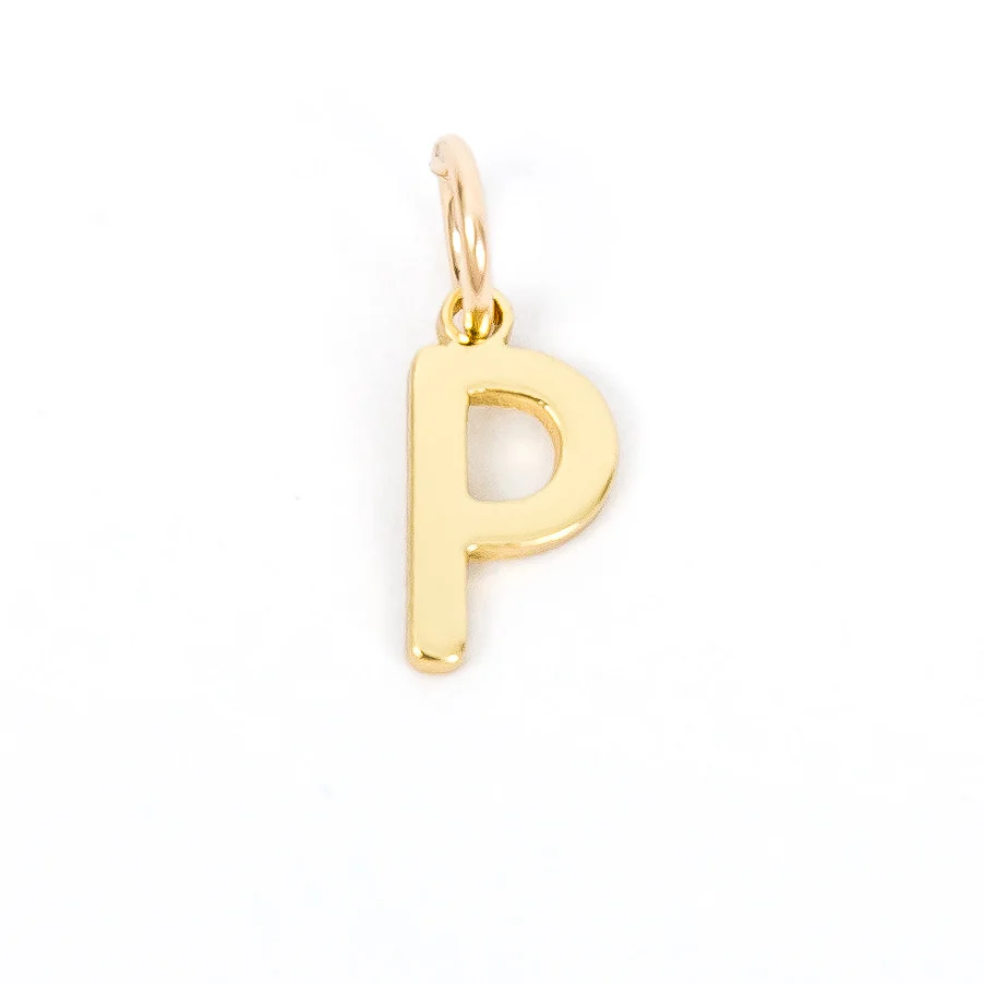 Gold Letter Charm - Image 19