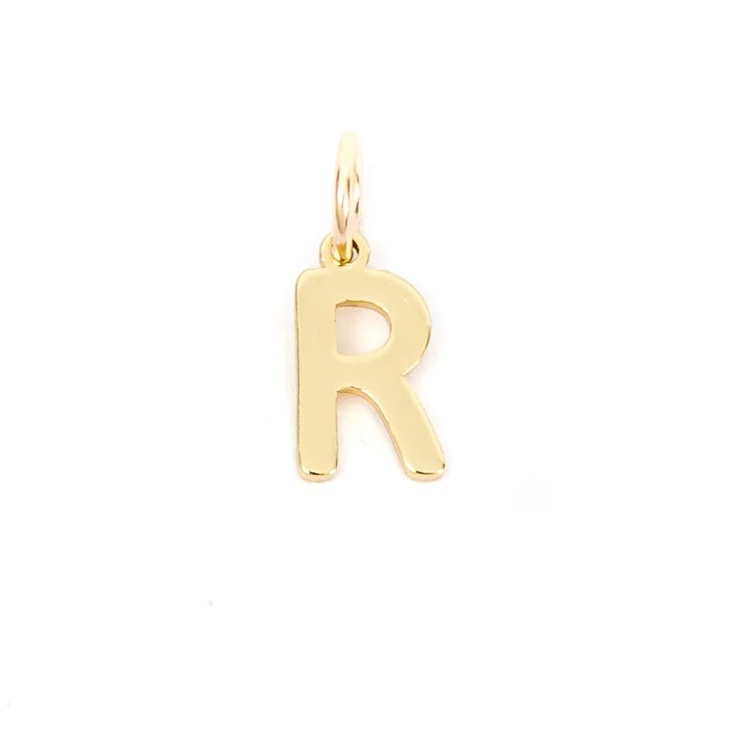Gold Letter Charm - Image 21