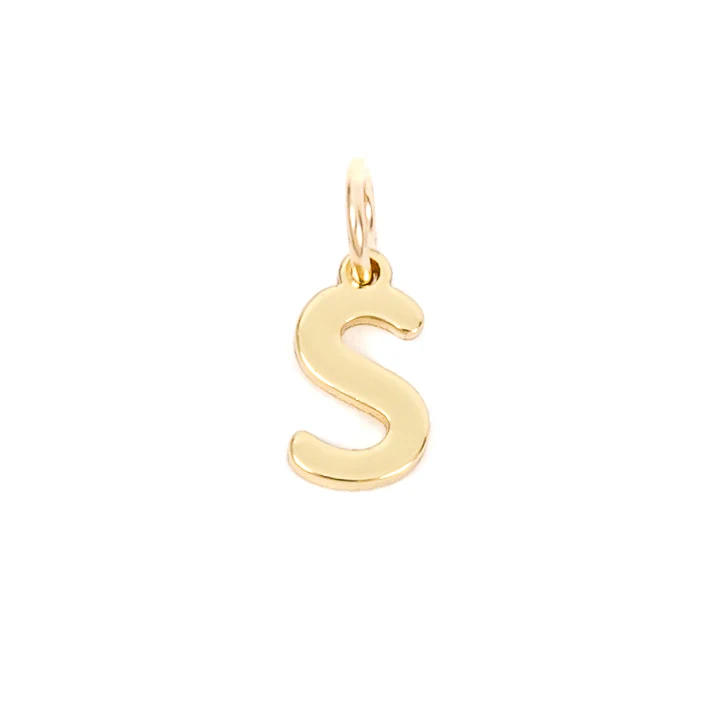 Gold Letter Charm - Image 22