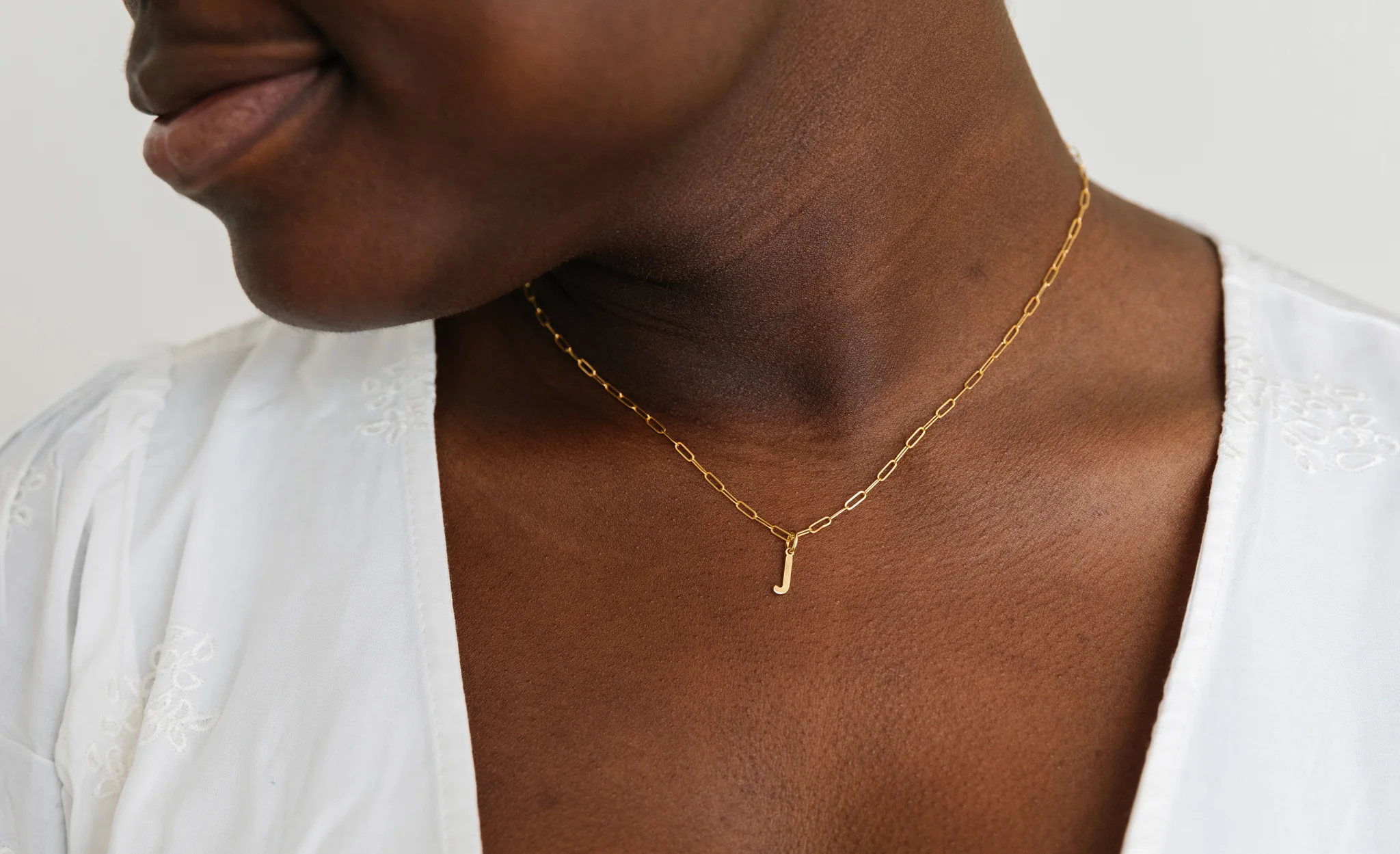 Gold Letter Charm - Image 3