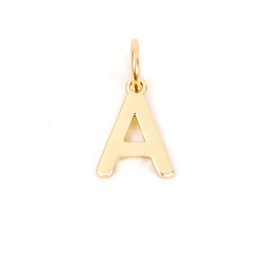 Gold Letter Charm - Image 4