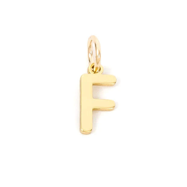 Gold Letter Charm - Image 9