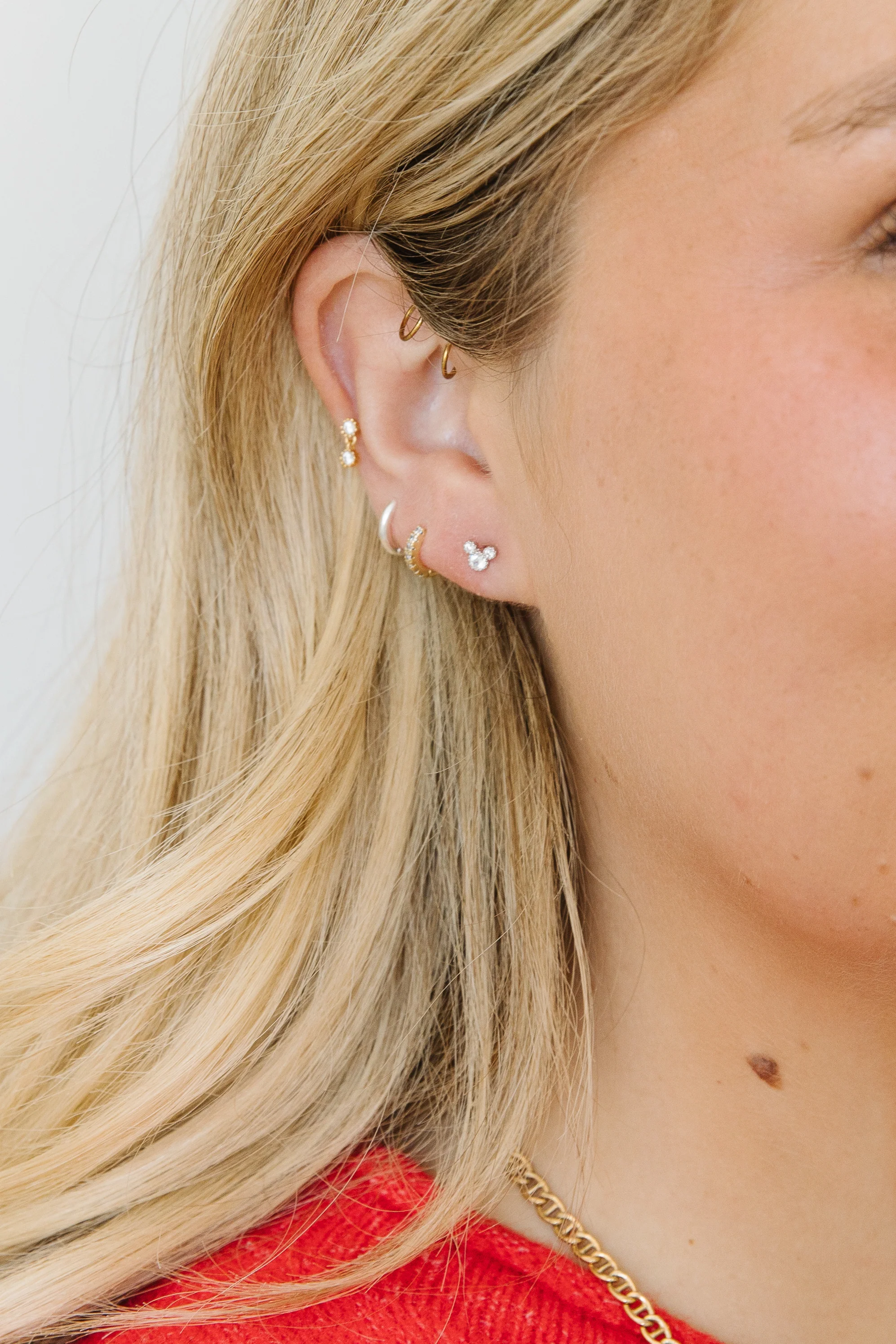 Cz Mouse Ear Screwbacks - Image 15