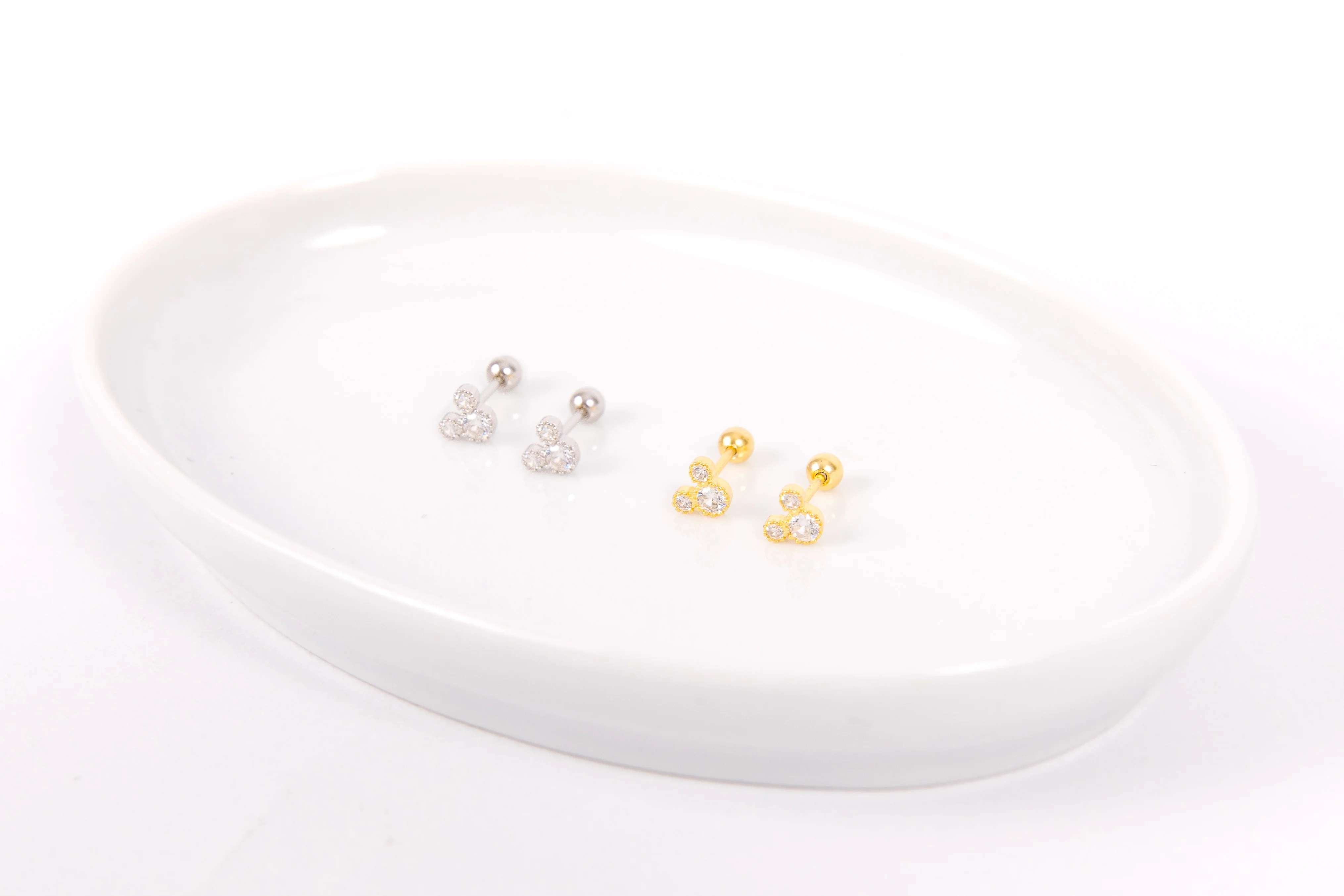 Cz Mouse Ear Screwbacks - Image 18