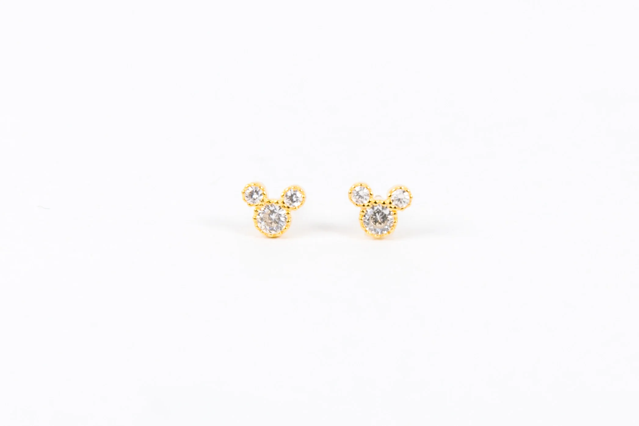 Cz Mouse Ear Screwbacks - Image 4