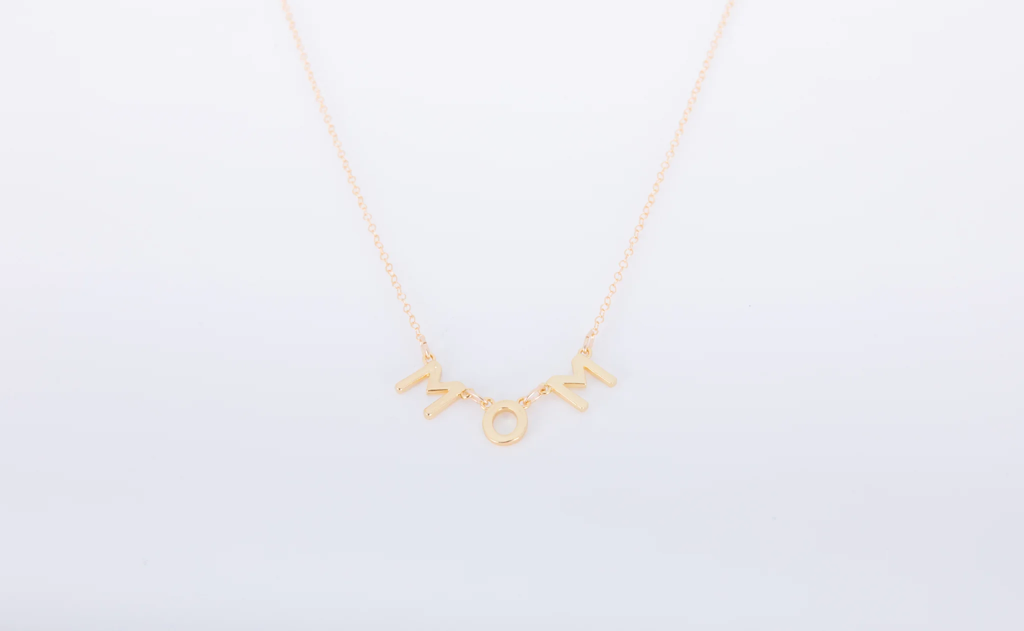 Mom Letter Necklace - Image 5