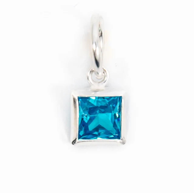 Silver Birthstone Charm - Image 17