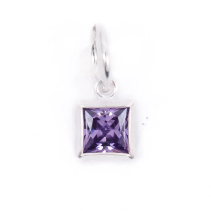 Silver Birthstone Charm - Image 7