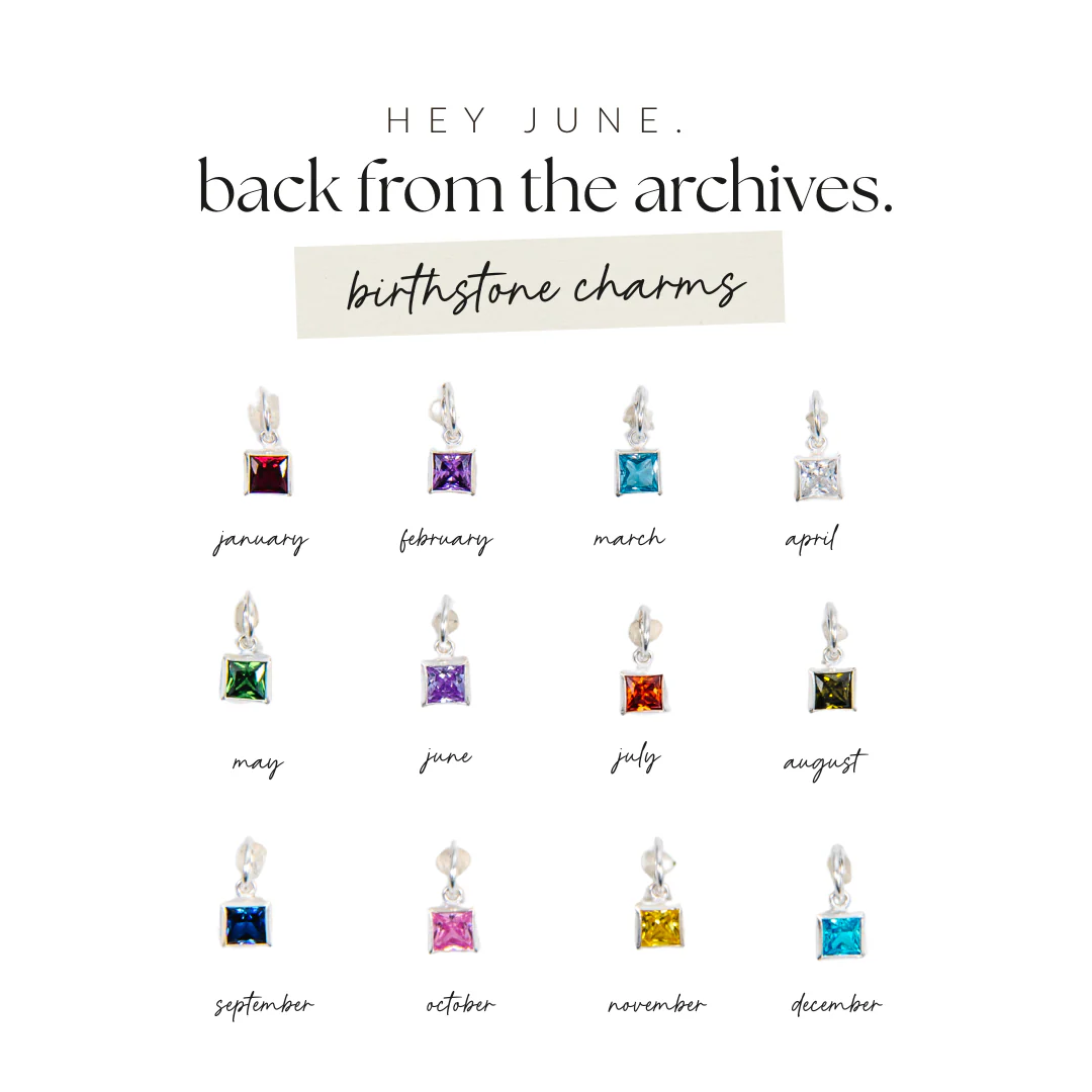 Silver Birthstone Necklace - Image 3