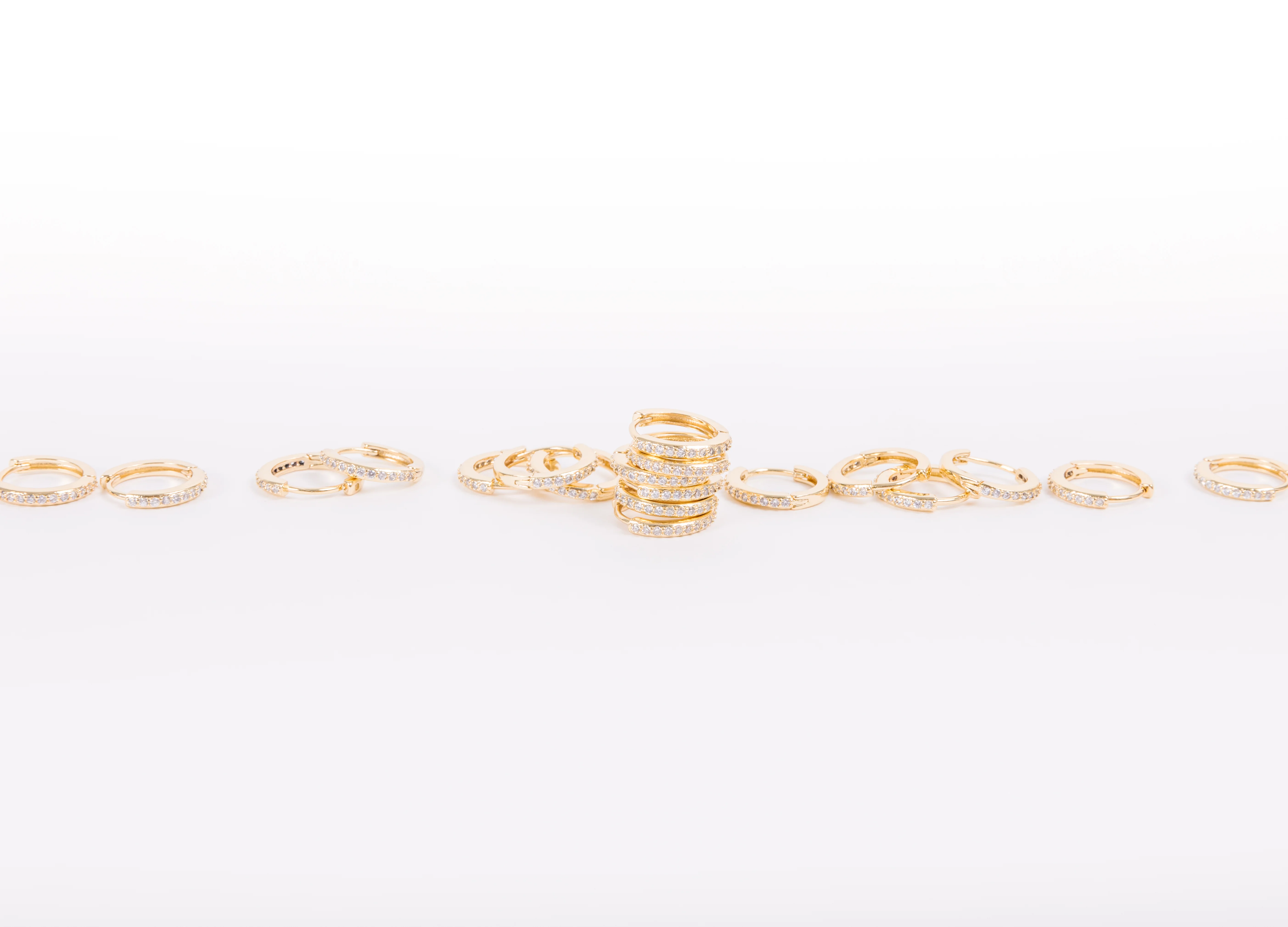 16 mm Classic Diamond Huggies - Image 12