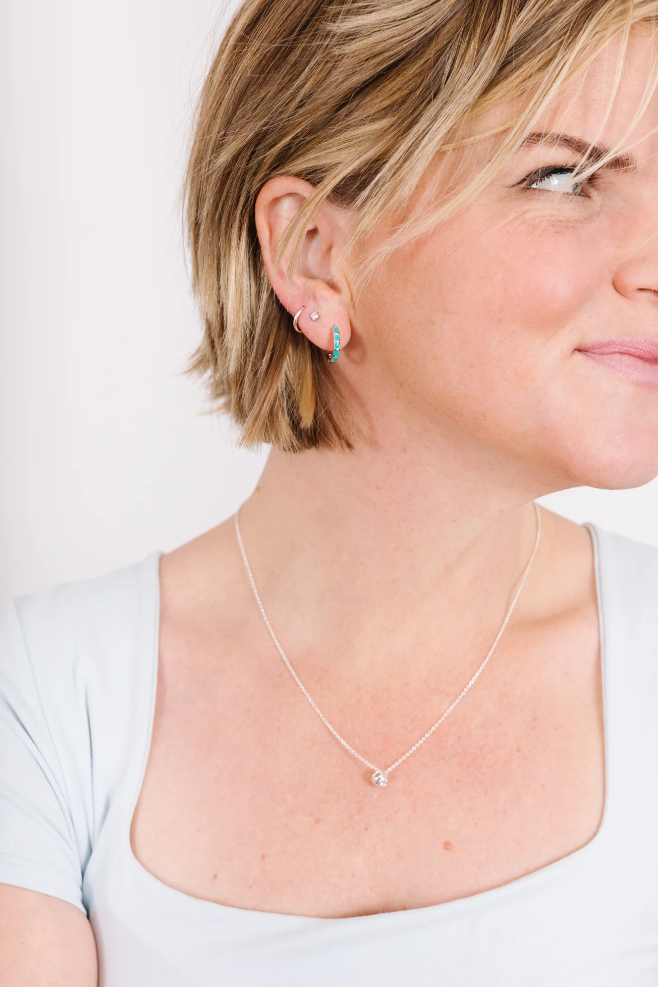 Turquoise Huggies - Image 14