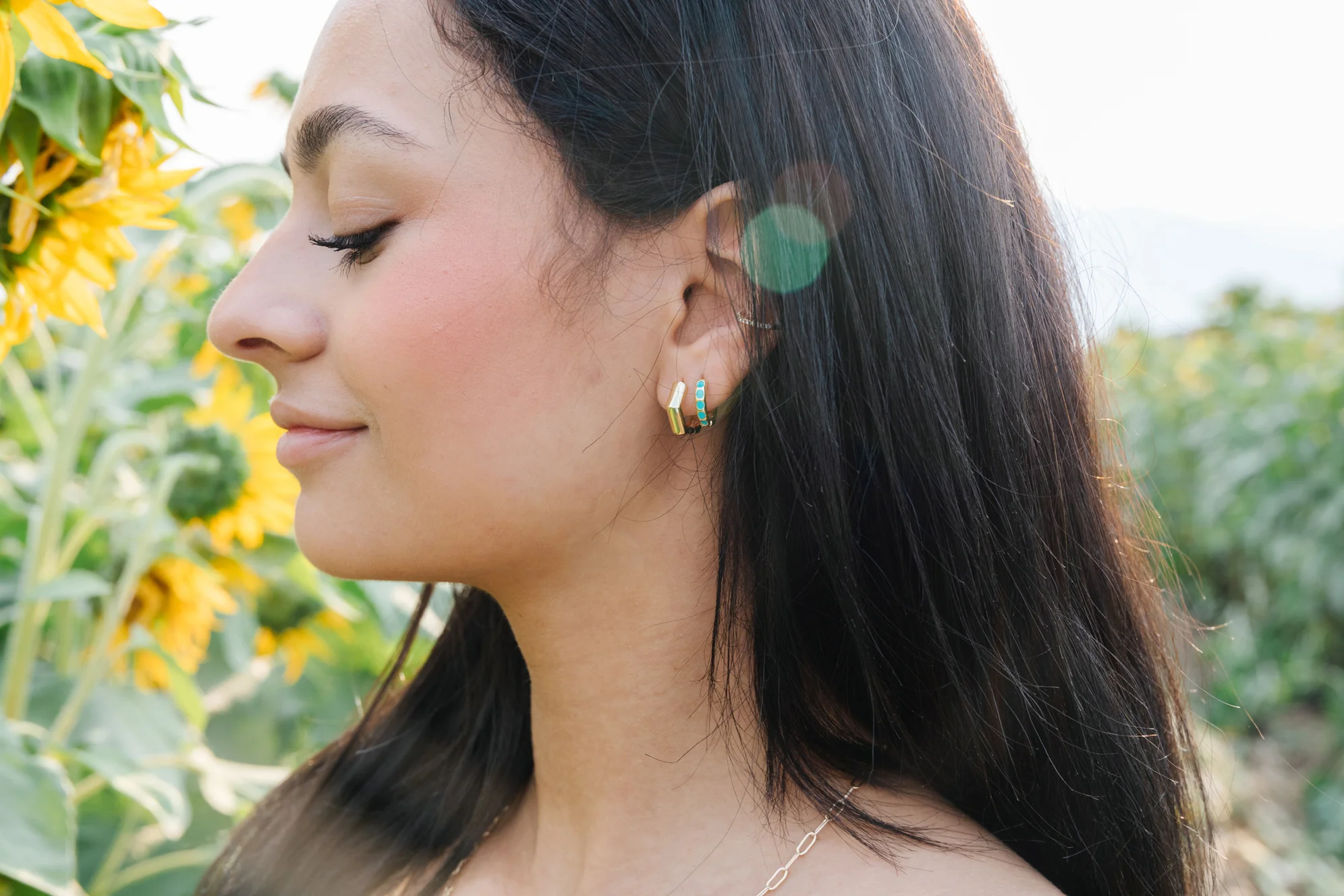 Turquoise Huggies - Image 3